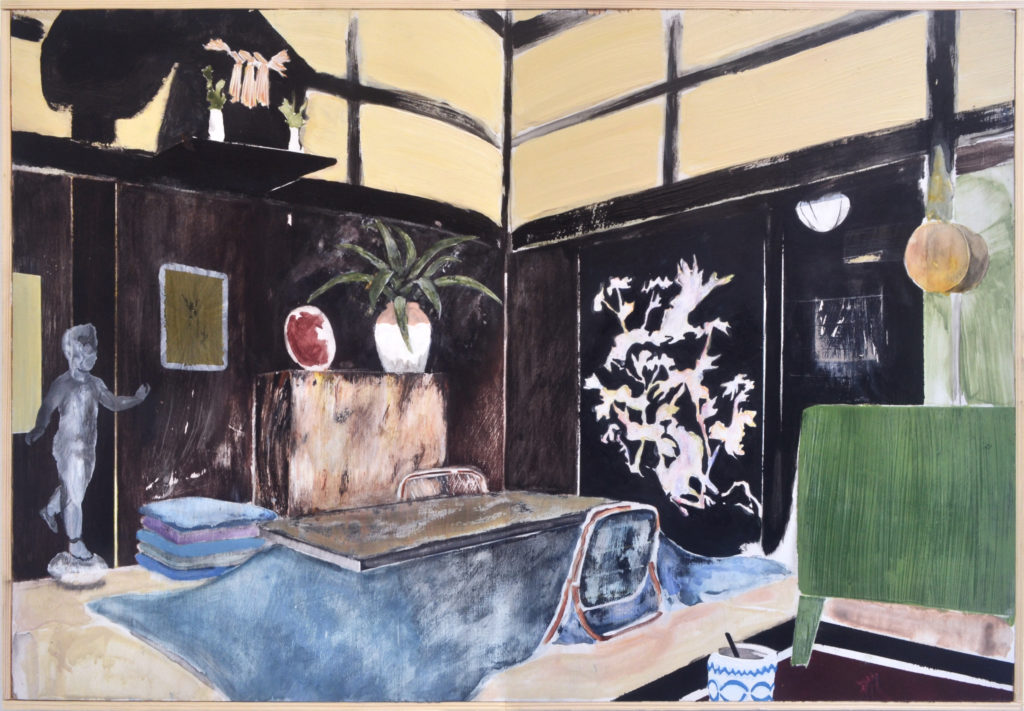 A work included in Matthew Cole's first solo exhibition, House Man, at galerie l'inlassable. Work entitled "Okayama."