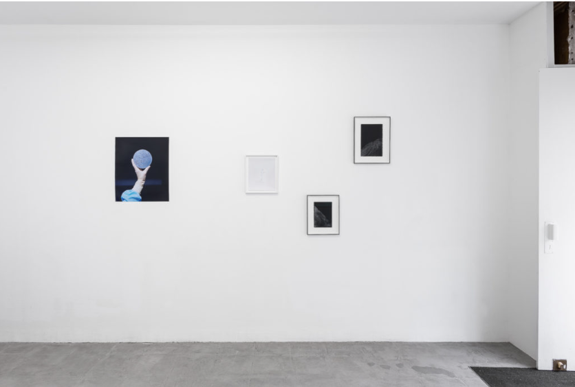 Installation view of Caroline Corbasson's solo exhibition, à ta Recherche, at Monteverita Galerie.