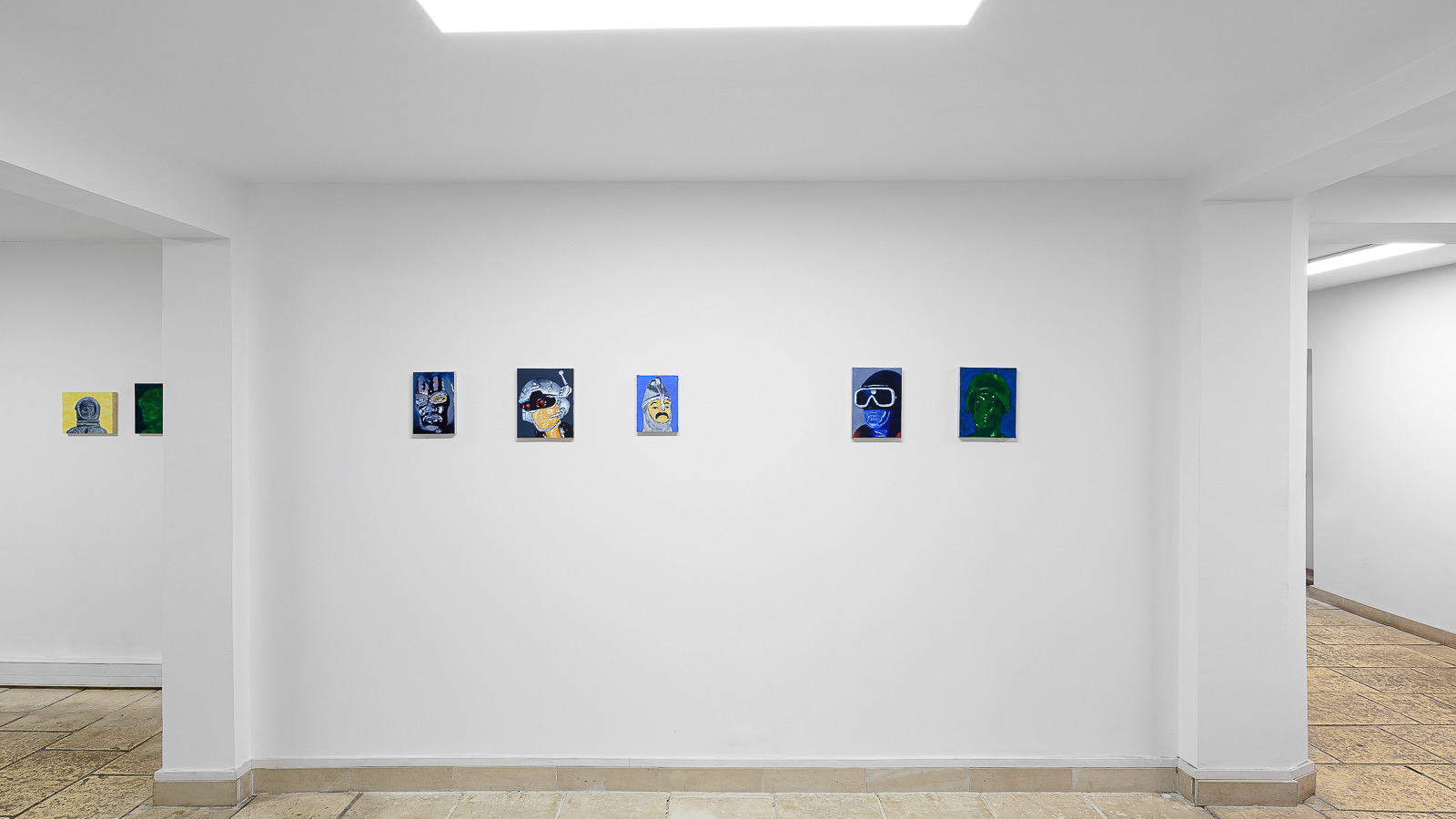 Installation view of Paul Curti's Cosmic Dancer, exhibited at Galerie l'inlassable.