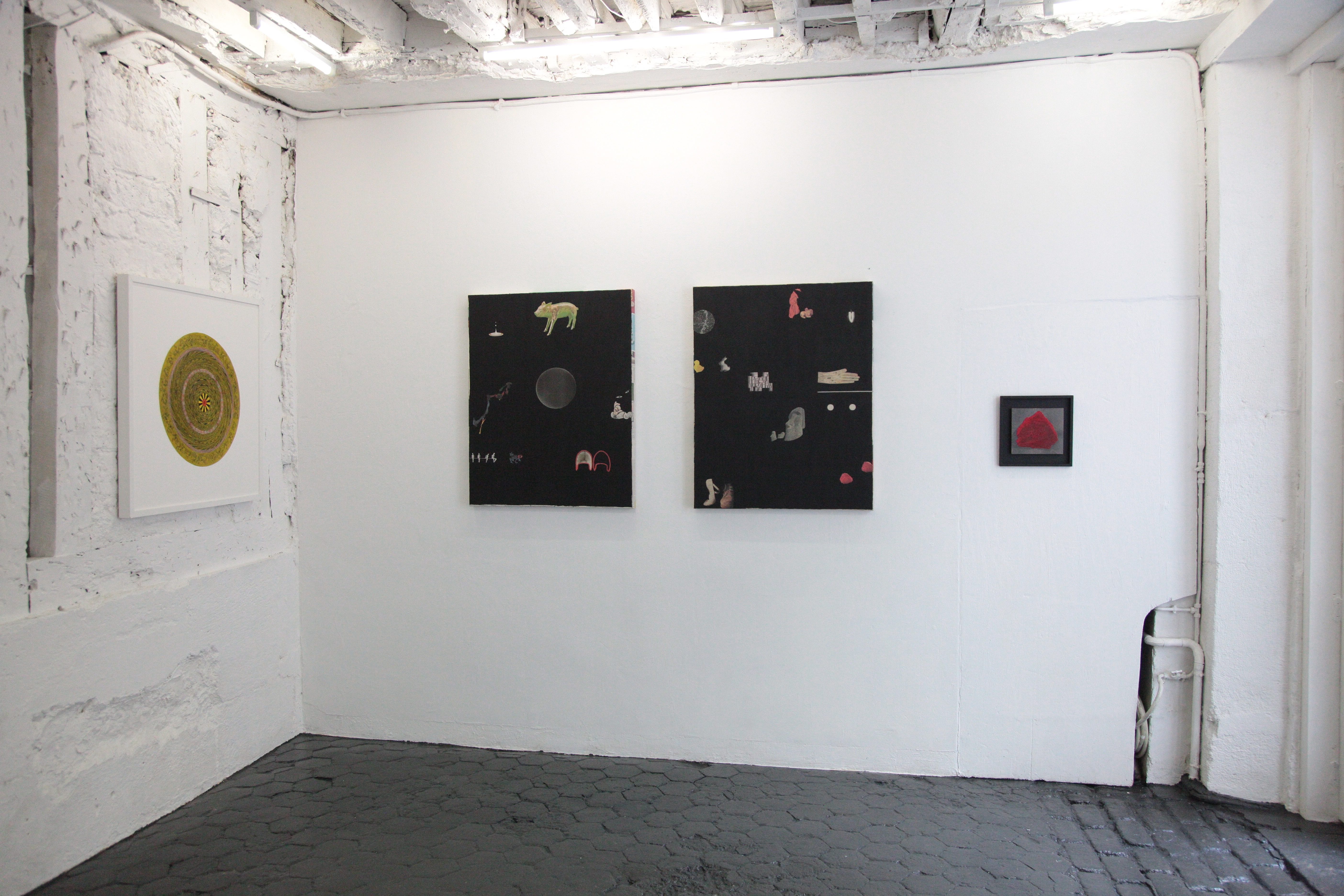 BLACK AND WHITE AND RED ALL OVER, Stephen Dean, Anne Deleporte, galerie l'inlassable