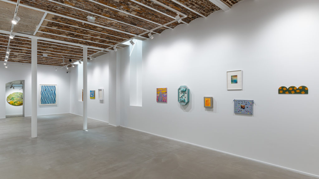 Installation view of 2011-2021 galerie l'inlassable exhibition, for the tenth anniversary of the Galerie L’inlassable. 