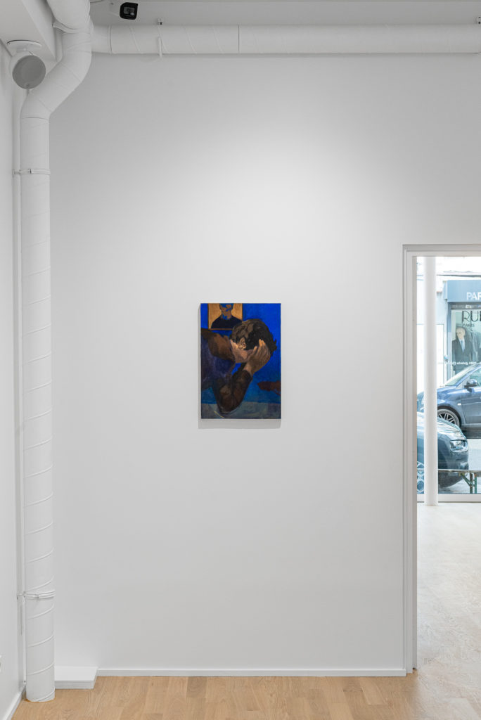 Installation view of 2011-2021 galerie l'inlassable exhibition, for the tenth anniversary of the Galerie L’inlassable. Work entitled " La Mélancolie" by Victor Puš-Perchaud