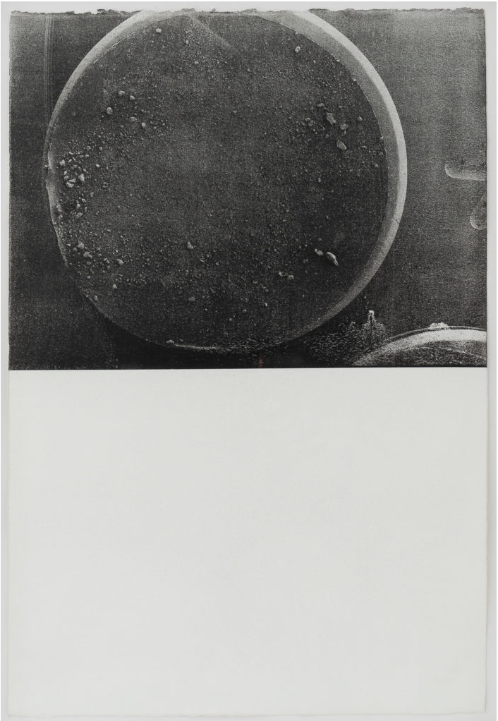 A work included in Caroline Corbasson's solo exhibition, à ta Recherche, at Monteverita Galerie. Work entitled "Field."